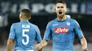 Pemain Napoli asal Brasil, Jorginho dikabarkan tengah menjadi incaran Arsenal untuk menambal kekuatan tim asuhan Arsene Wegner tersebut pada bursa transfer Januari 2018. (AFP/Filippo Monteforte)