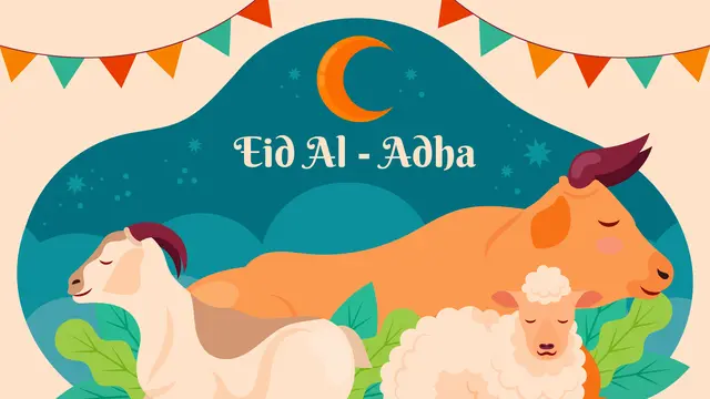 Ilustrasi Iduladha, kurban.