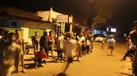 Warga Gorontalo menunggu sahur sambil lomba lari (Arfandi Ibrahim/Liputan6.com)