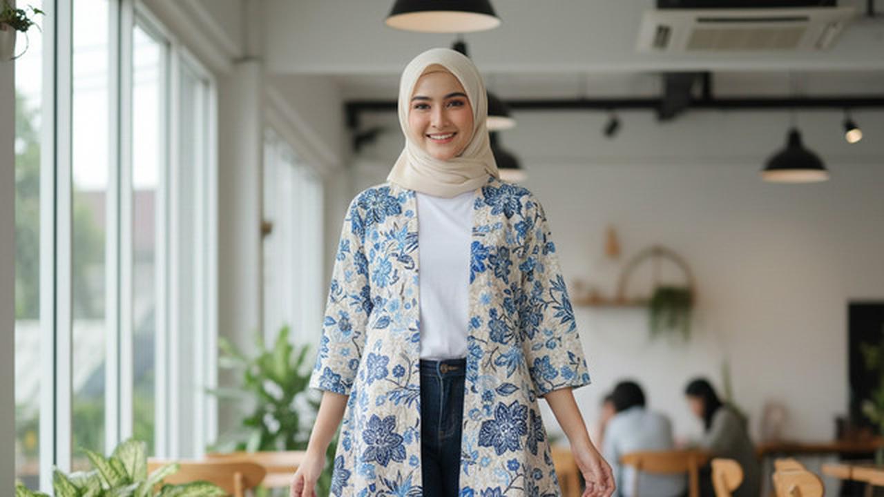 7 Model Atasan Batik Cardigan, Perpaduan Tradisional dan Modern yang Cocok untuk Berbagai Kesempatan