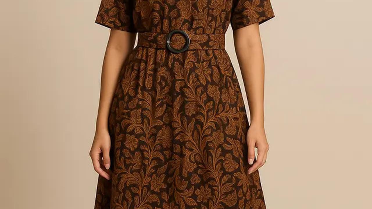 5 Ide Dress Batik Maxi untuk Pengajian Sampai Pesta, Simpel dan Elegan