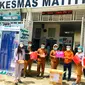 Penyerahan Bantuan APD dari Gracia kepada Puskesmas Matiti, Humbang Hasundutan. foto: istimewa