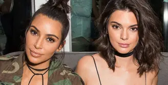 Belum satu minggu usai Khloe Kardashian melahirkan True Thompson, Kendall Jenner dan Kim Kardashian pun terbang kembali ke Cleveland. (Footwear News)