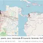 Lokasi Peta Jika Menggali Bumi dan Ujung Galiannya (Sumber: Antipodes Map)