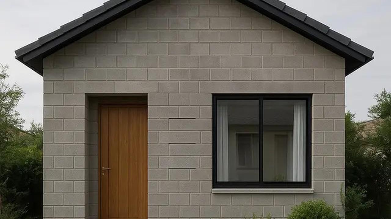 6 Model Rumah Sederhana dari Batako dengan Atap Pelana, Kokoh dan Hemat Biaya