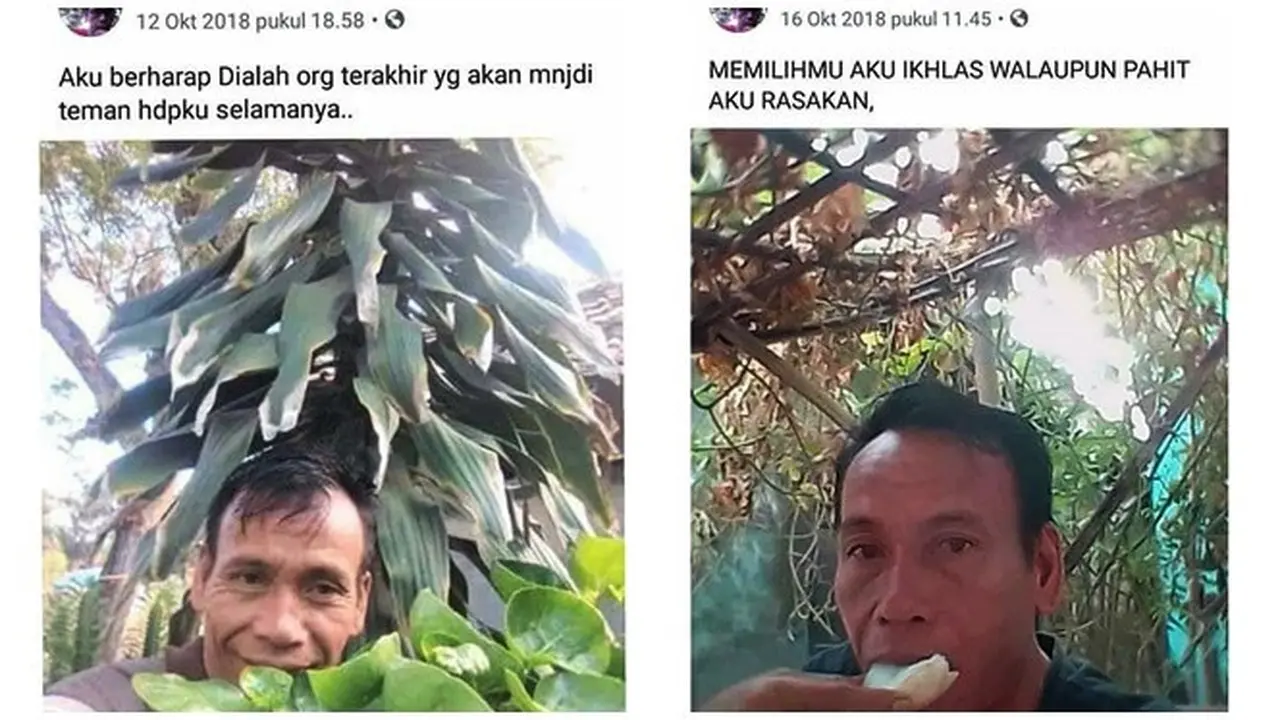 6 Status Facebook Bapak Ini 'Budak Cinta' Banget, Bikin Senyum Tipis