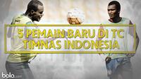 5 pemain baru di tc timnas indonesia (Bola.com/Adreanus Titus)