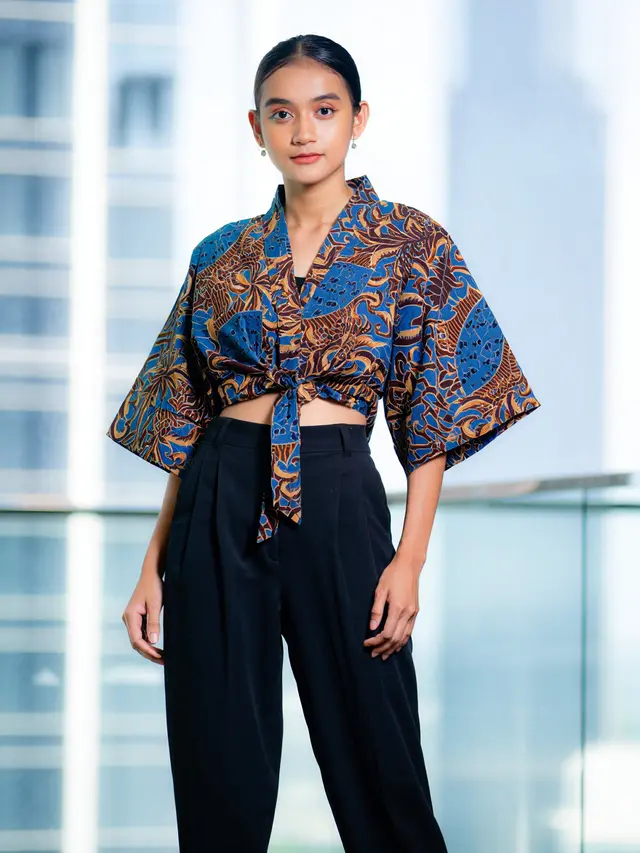 Model Baju Batik Kimono Terbaru