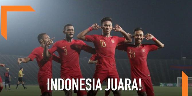 VIDEO: Indonesia Juara Piala AFF U-22