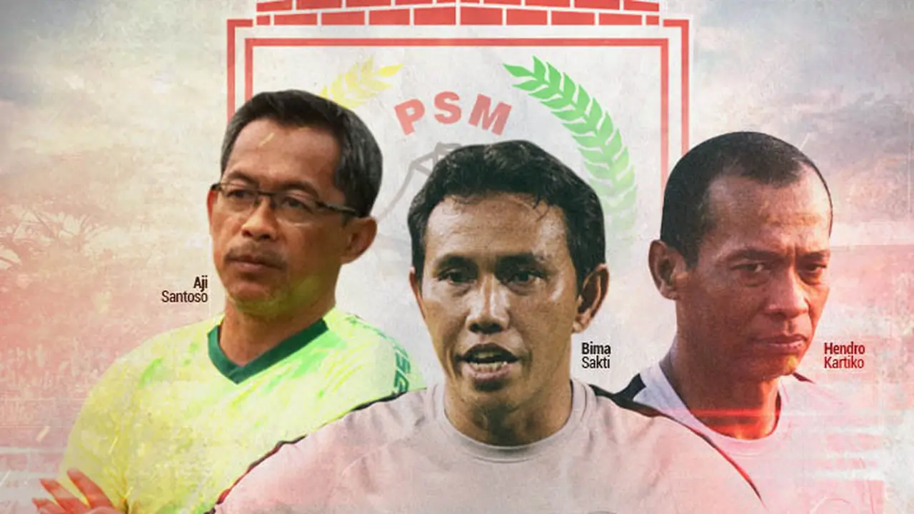PSM Makassar - Aji Santoso, Bima Sakti, dan Hendro Kartiko