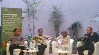 Diskusi bertajuk "Energi Baru & Terbarukan: Pendorong atau Penghambat Pertumbuhan Ekonomi?" yang digelar oleh Center of Reform on Economics (CORE) Indonesia di Jakarta.