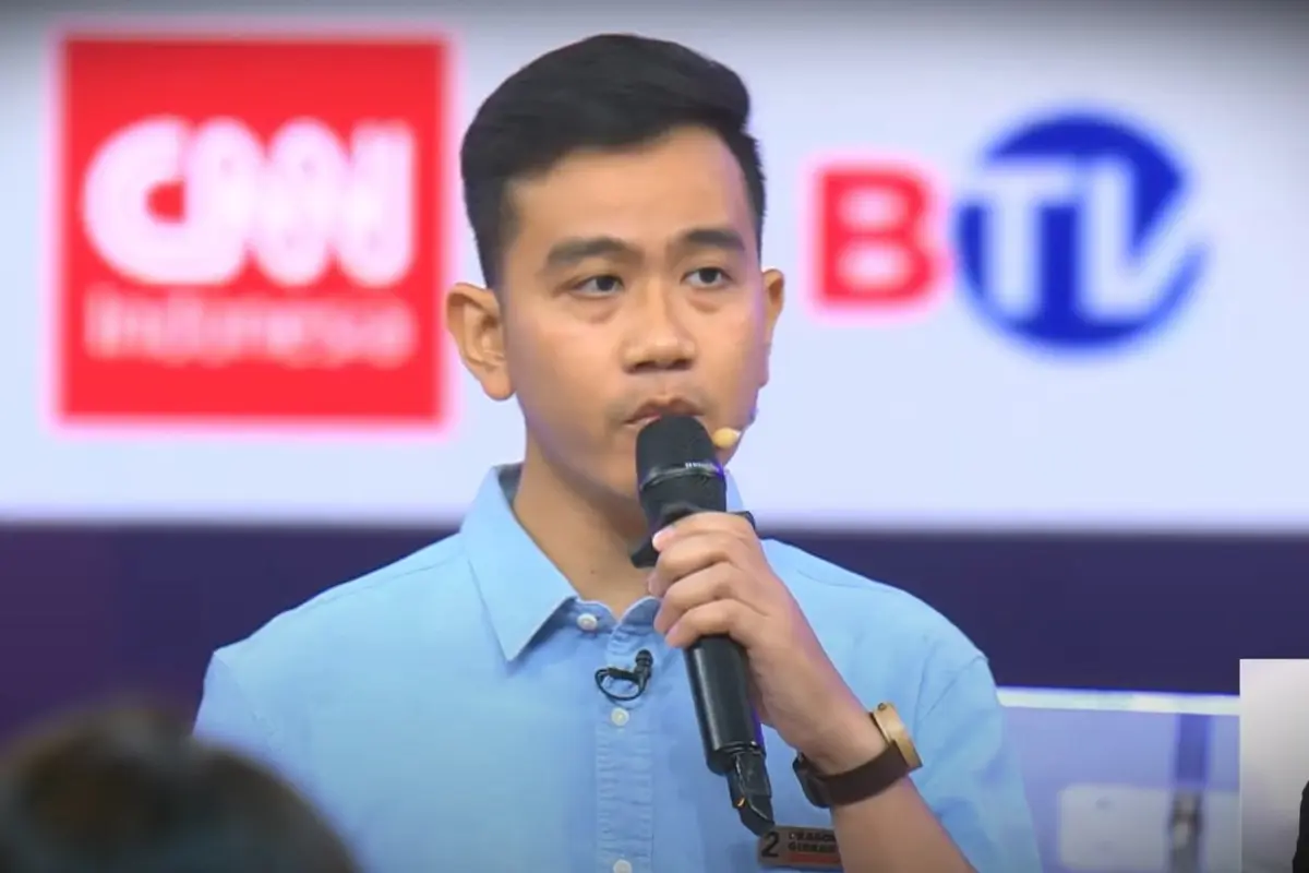 Calon Wakil Presiden Gibran Rakabuming Raka.