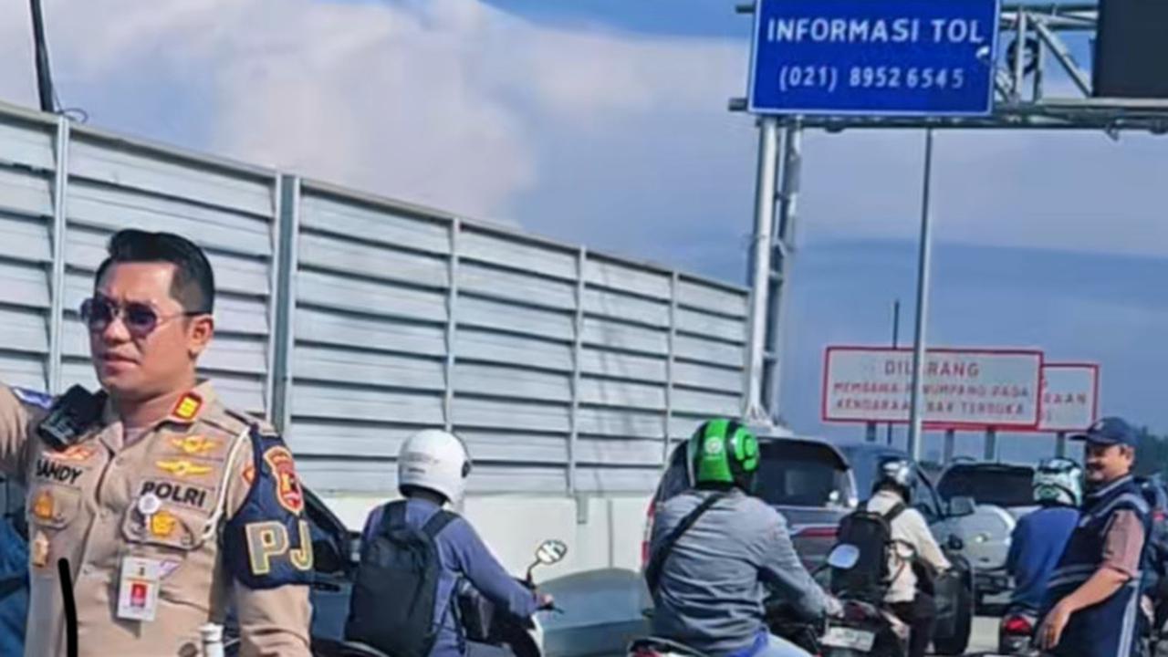 motor dari bekasi boleh masuk tol imbas banjir