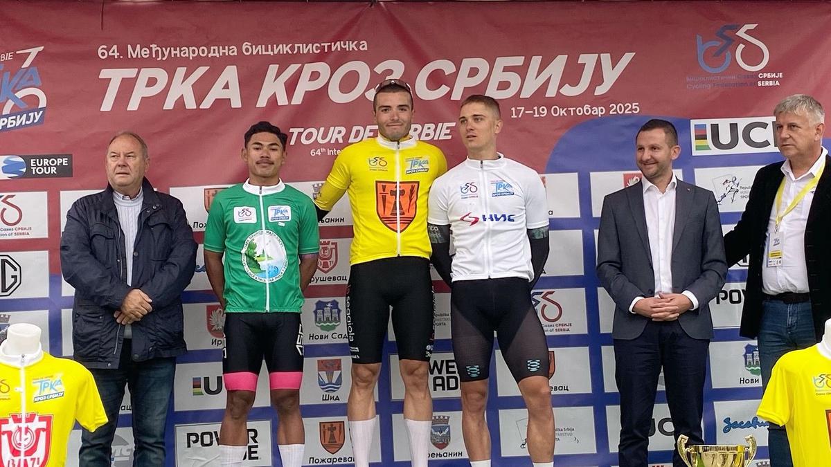 Pembalap Indonesia Julian Abi Rebut Best Sprinter di Tour de Serbie UCI Europe Tour 2025