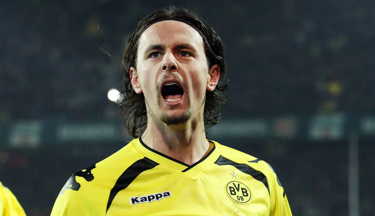8. Neven Subotic - Didatangkan seharga 3,15 juta Pounds, Subotic merupakan pemain pertama yang didatangkan Kloop di Dortmund. Selama berkarir dibawah asuhan Klopp, Subotin menjadi tulang punggung lini belakang Dortmund. (AFP/Friso Gentsch)