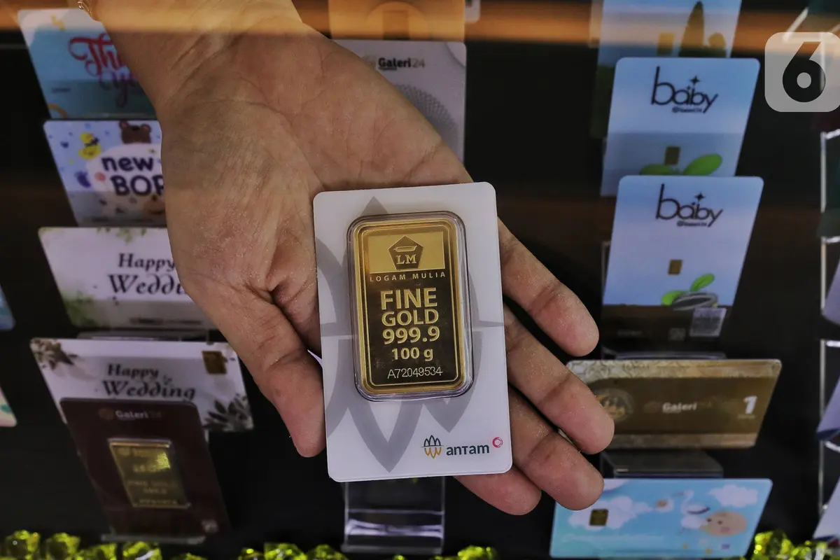 Harga Emas Dunia Menguat Tipis