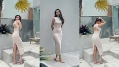 Aaliyah Massaid, putri kedua pasangan almarhum Adjie Massaid dan Reza Artamevia semakin menunjukkan pesonanya di usia yang sudah beranjak dewasa. Salah satu penampilannya yang mencuri perhatian yaitu saat Aaliyah Massaid kenakan dress ketat warna kulit. Seperti apa potret terbarunya?&nbsp;(FOTO: instagram.com/aaliyah.massaid/)