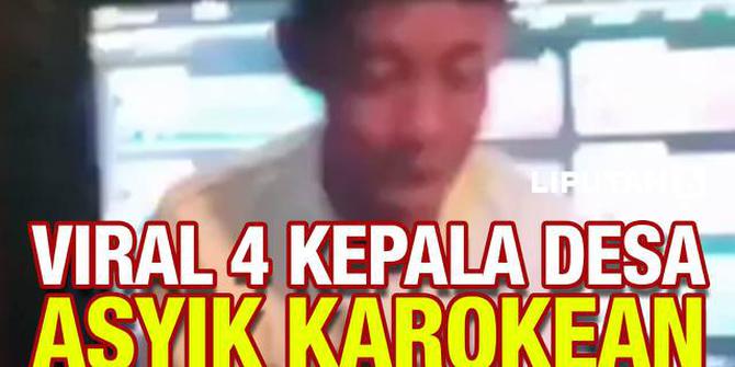 VIDEO: Viral, 4 Kepala Desa di Pati Asyik Karaoke Langgar Aturan PPKM