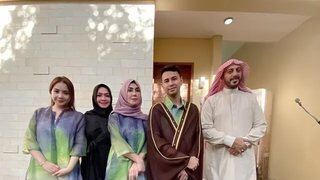 Momen Lebaran Pertama Keluarga Raffi Ahmad di Andara