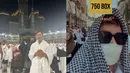Pemeran Kiki Farel sedang menjalankan ibadah haji. Selain itu, Kiki juga membagikan momen  bagi-bagi takjil untuk buka puasa sebanyak 750 box. Berikut  potretnya Kiki menjalankan ibadah haji pada musim tahun ini. [Instagram/kikifarrel_/boby_tince]