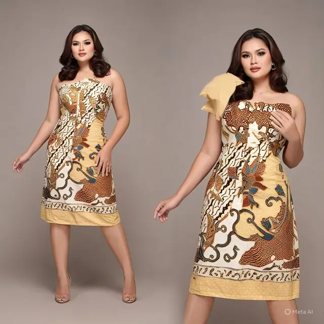 Empire Waist Dress Batik