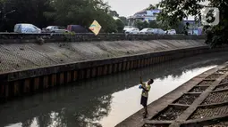 Luas ruang terbuka hijau (RTH) DKI Jakarta hanya 33,35 juta meter persegi atau 5,18 persen dari luas total Jakarta. Angka ini jauh dari ketentuan aturan yang mensyaratkan hingga 30 persen. (Liputan6.com/Johan Tallo)