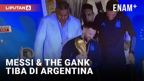 VIDEO: Lionel Messi CS Tiba di Argentina Pasca Juarai Piala Dunia 2022