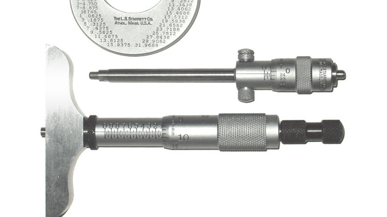 Veraltet Mikrometer 6 Buchstabennull