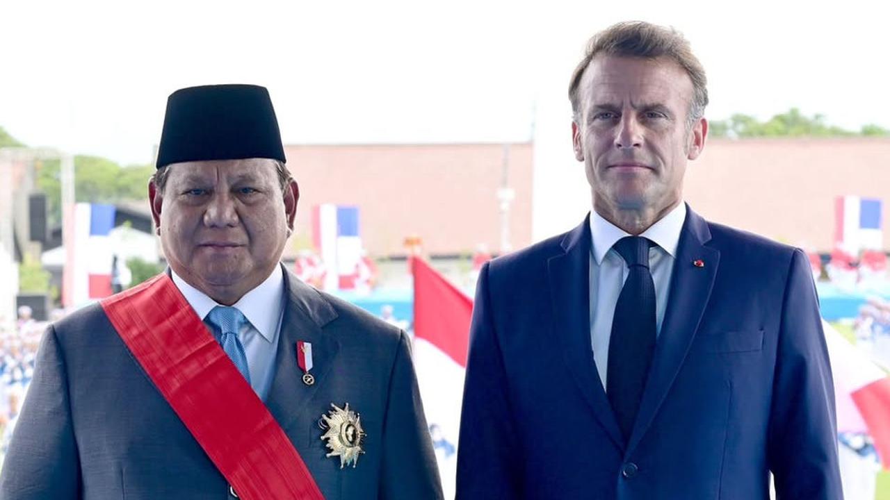 VIDEO: Kumpulan Momen Spesial Prabowo Megah Sambut Macron, Terekam Aksi Silat Sampai Salam Sahabat