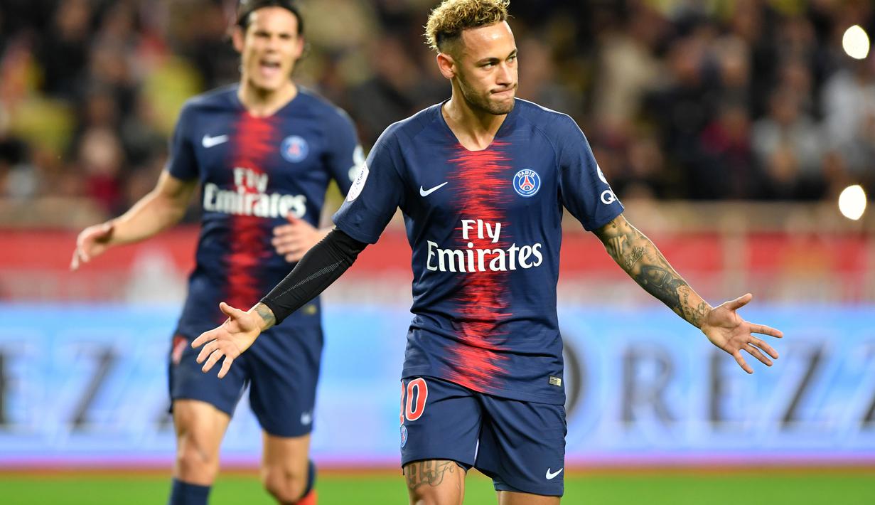 6. Neymar Jr (Paris Saint-Germain) - 5 gol dan 2 assist (AFP/Yann Coatsaliou)