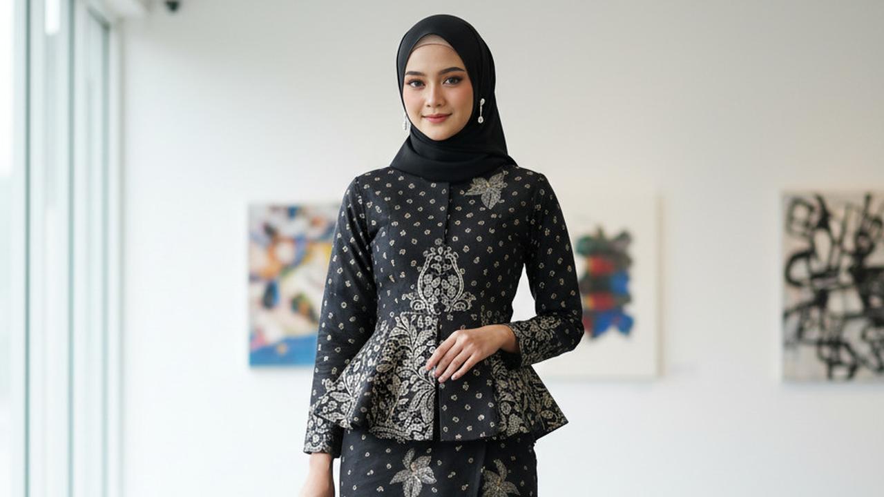 6 Tips Padu Padan Batik Hitam Biar Gak Terlihat Kaku dan Tua, Pancarkan Look Elegan & Modern