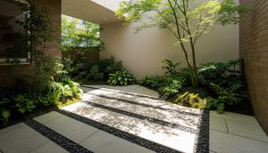 Kebun Mini dalam Inner Court Samping Rumah. Foto: Gemini