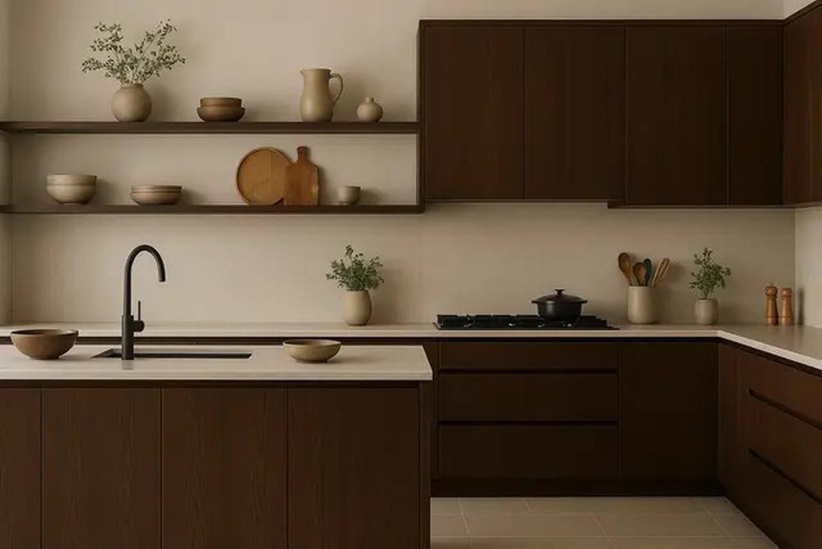 8 Inspirasi Desain Dapur Japandi yang Tren di 2025, Simpel dan Rapi