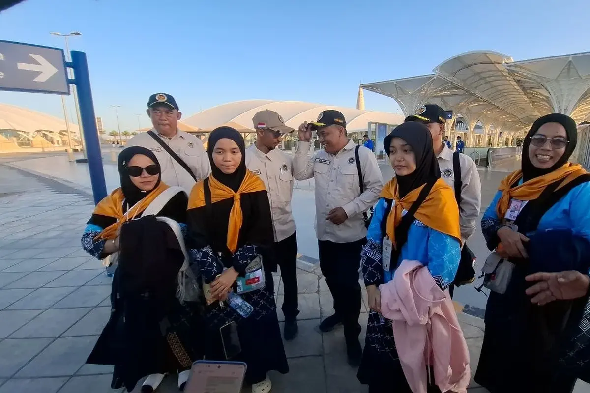 Jemaah Haji asal Pulau Pisang, Kalimantan Tengah sepmat tertahan di Imigrasi Arab Saudi. (Liputan6/Asnida Riani)