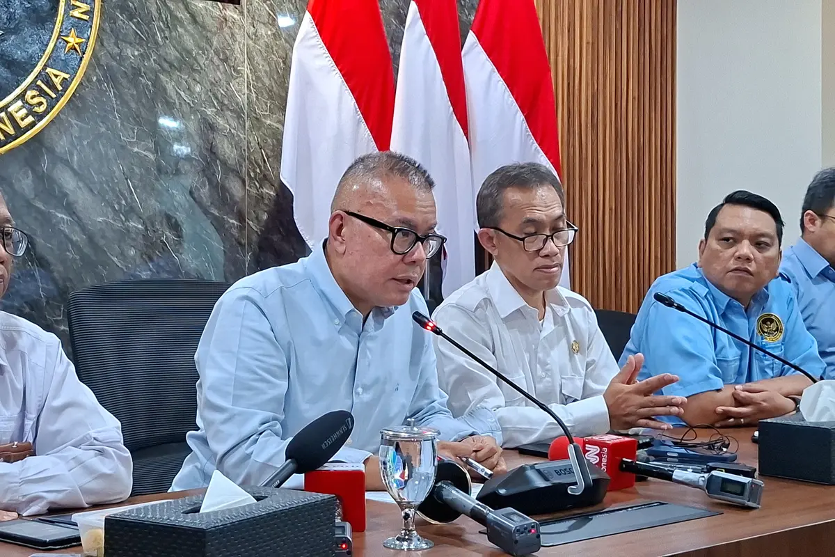 Konferensi Pers di Kantor Kementerian Koordinator Bidang Pangan, Jakarta, Rabu (29/10/2025). (Foto: Liputan6.com/Arief RH)