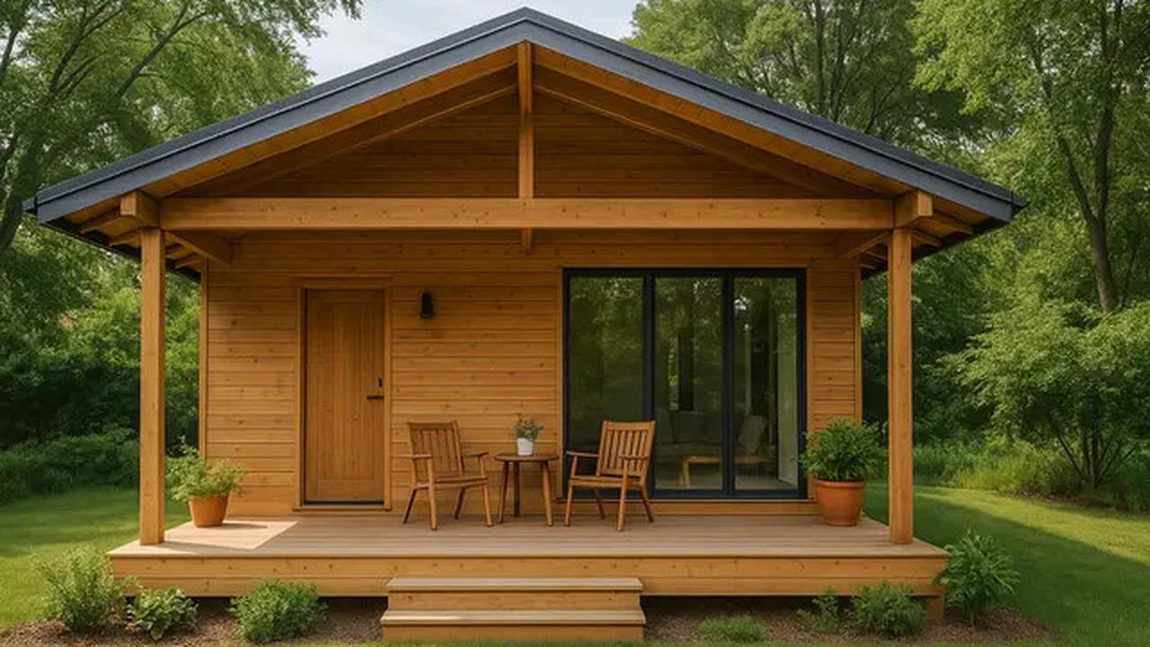 10 Desain Rumah Kayu 6 x 12 yang Asri, Cocok Buat Kamu yang Mau Tampil Beda