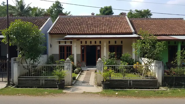 Desain Rumah 1 Lantai Atap Genteng Cocok untuk Orang Tua, Nyaman di Masa Pensiun