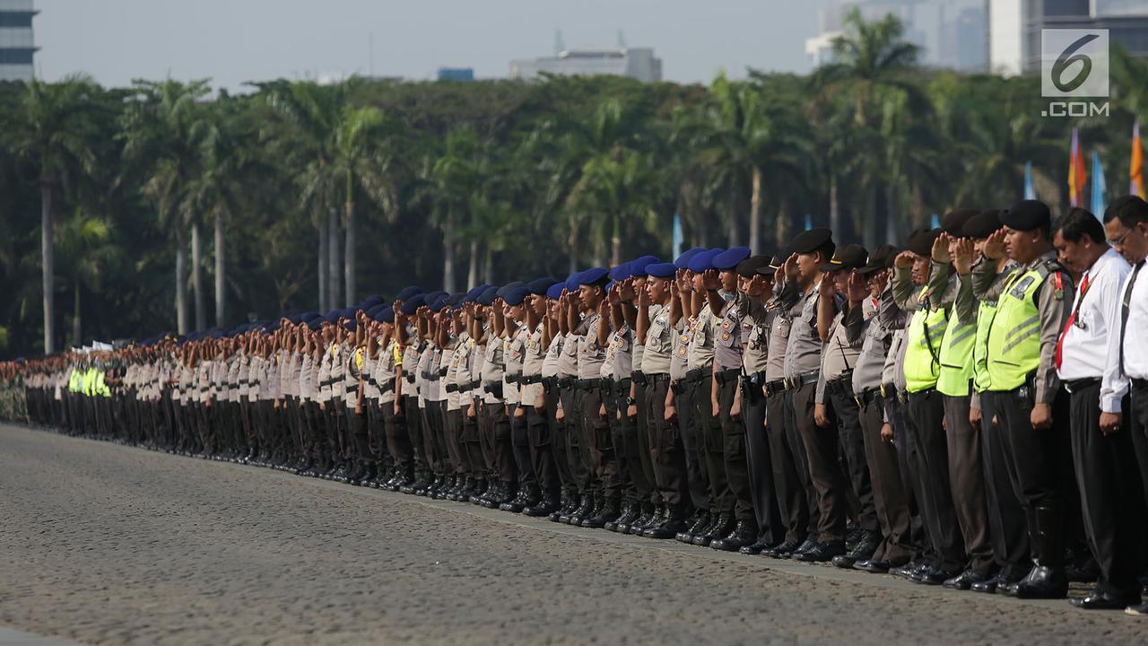 TNI dan Polri Gelar Apel Pengamanan Pilpres 2019