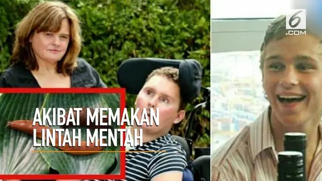 Seorang Pria  menderita kelumpuhan seumur hidup usai menelan beberapa lintah.