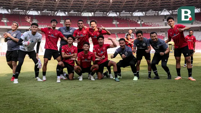 Foto: Latihan Riang Timnas Indonesia U-17 Jelang Piala Dunia U-17 2023 di Stadion Utama Gelora Bung Karno