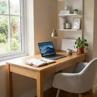 Inspirasi Sudut Kerja di Rumah untuk Ibu Rumah Tangga (AI Generated)