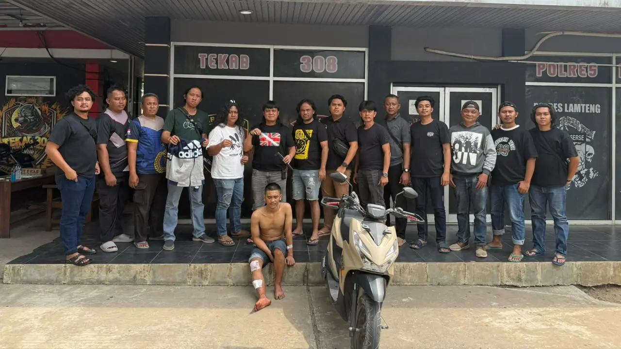 Tersangka pencuri sepeda motor belasan TKP di Lampung ditembak polisi. (Liputan6.com/Istimewa)