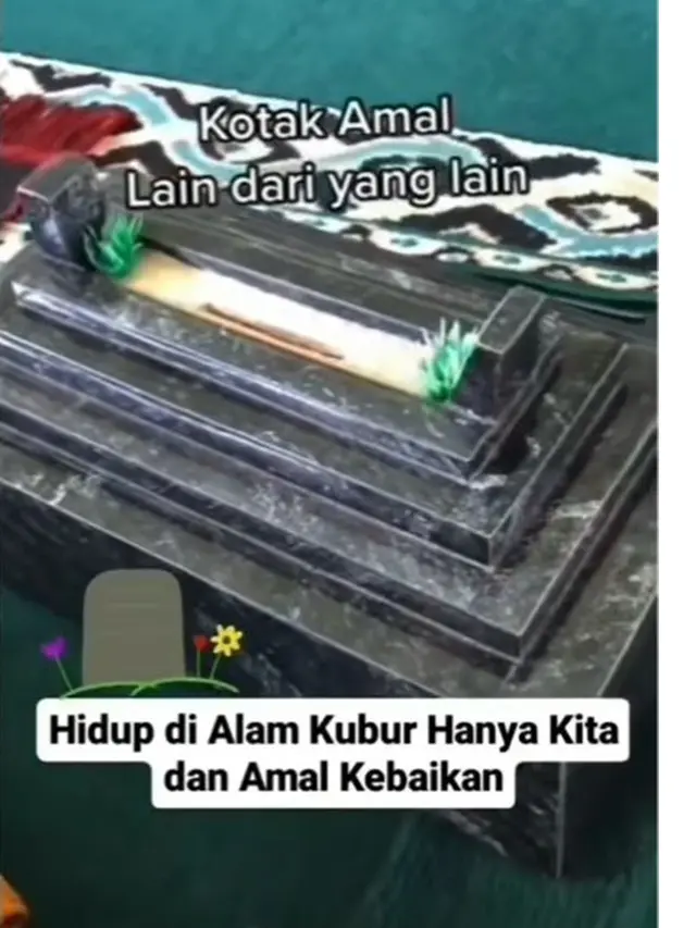 6 Potret Kotak Amal Masjid Berbentuk Unik, Ada yang Mirip Kuburan