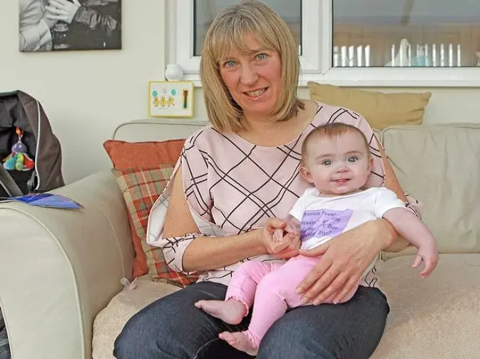 Evie, yang lahir prematur kini berusia 7 bulan dan tumbuh dengan baik. (Foto: Daily Post Wales)