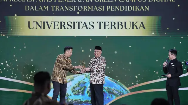 Transformasi Digital Pendidikan Berbuah Penghargaan, UT Raih Anugerah Ekonomi Hijau 2026