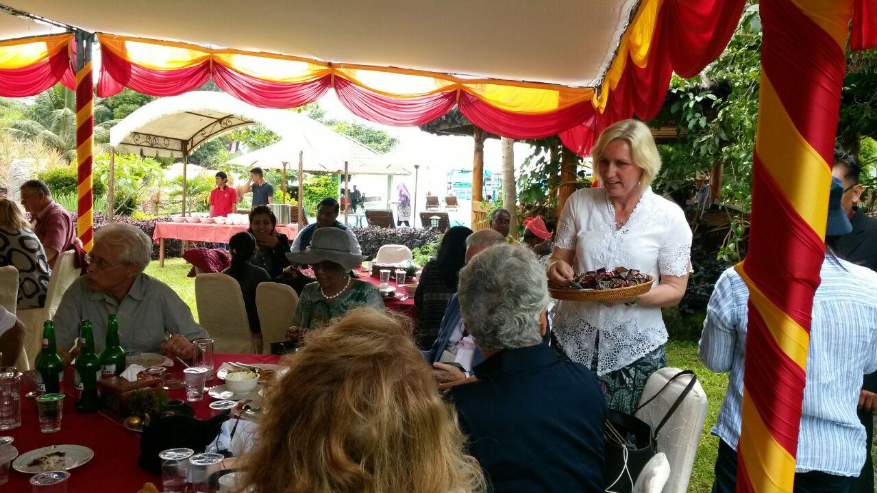 Annette Horschmann, pengelola Tabo Cottages, pebisnis penyedia jasa hospitality sekaligus aktivis lingkungan di Desa Tuktuk, Siadong, Danau Toba (Rizki Akbar Hasan/Liputan6.com)