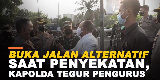 VIDEO: Buka Jalan Alternatif Saat Penyekatan, Kapolda Tegur Pengurus RW