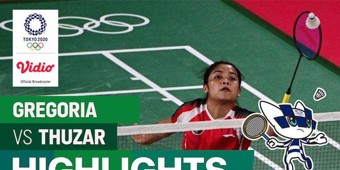 VIDEO: Highlights Kemenangan Gregoria Mariska atas Wakil Myanmar di Olimpiade Tokyo 2020