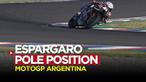 Berita video highlights sesi kualifikasi MotoGP Argentina, Sabtu (2/4/22). Aleix Espargaro dari Apriliia raih Pole Position.