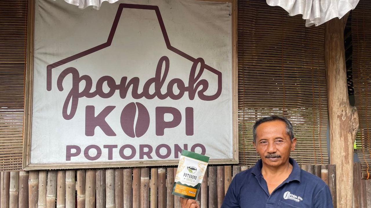 Kopi Potorono Dapat Bantuan Berupa Kemasan Kopi dari BRI